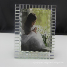 Clear Blank Crystal Cube Glass Photo Frames For Religious